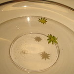 フロリレージュ - イチゴのパートドフリュイ(食べ終わり後)。