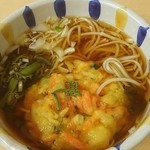 大谷製麺工場 - かき揚げそば510円