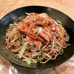 逸品坊 - よだれ鶏のピリ辛まぜそば　900円