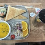 農家カフェ かどや - トーストモーニング