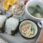 農家カフェ かどや - おにぎりモーニングあっぷ
