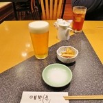 日野寿司 - 再訪：生ビール