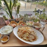 ぱんだ食堂 - Cランチ 皿うどん
