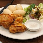 Chinese Grill Hao - 真河豚の唐揚げと五目揚げ餅