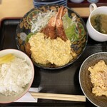 酒飯処さつき - 海老フライタルタルダイブ定食