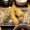 日本橋 からり - 料理写真:海老 & ズッキーニ & ベビーホタテ串 & 鰆