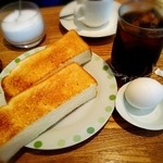 都志 - モーニングセット(二人前)