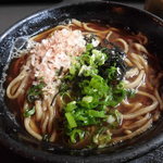 釜揚げに薬味をトッピング