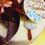 レ・グーテ - バースデプレートの文字もオシャレ〜（≧∇≦）