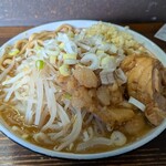 ハイマウントJ - 料理写真:ラーメン　アブラ、課長、ネギ、ニンニク増し