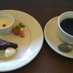 リュスティック - ランチのコーヒーとデザート