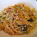 カネ保水産 - 白身魚のラグーと三浦野菜の大葉風味スパゲッティ