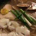 フスマにかけろ 中崎壱丁 中崎商店會1-6-18号ラーメン - 極淡麗にぼぐりそば(2015/4)