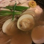 フスマにかけろ 中崎壱丁 中崎商店會1-6-18号ラーメン - 極淡麗にぼぐりそば(2015/4)