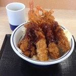 かつや - 海老フライ丼637円