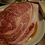 焼肉龍音 - 焼きすき 大判一枚