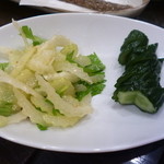 セロリとキュウリの漬け物