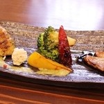 入谷鬼子母神門前のだや - うなぎのハーブソテー　フォアグラ添え