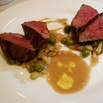 アンティーカ・トラットリーア・ノスタルジーカ - 馬内もも肉のアッロスト 木苺ビネガーのソース（2700円）