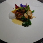 レストラン バカール - 根室「白子」のムニエル（2250円）