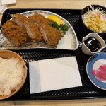 花＆レストラン　らぽーとランド - 妻有ポークヒレカツ定食1,830円