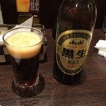 グリル一平 - アサヒ黒ビール(480円)