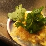 たば田 - 大アサリの卵とじ