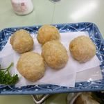 鯉とうなぎのまるます家 - 里芋の唐揚げ（￥350）