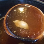 野州茶屋 - 油の効いた汁