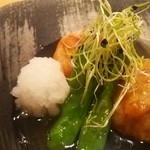 たば田 - 海老しんじょう銀仕立て