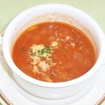 クーポール - プレートランチのミネストローネ・スープ