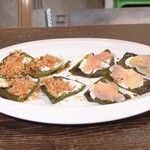 焼きピーマンのオイルマリネ２種