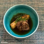 Bistro Libelula - 牛スジの煮込みとホワイトアスパラ