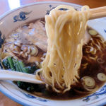 かまや食堂 - 中華そば(大盛り)