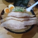 らー麺 武蔵 - 武蔵物語味噌肉ましトリプル