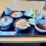 生そば あずま - 料理写真:〇三味そばセット様(1,210円)※そば3玉。