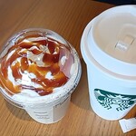 スターバックスコーヒー - ドリンク写真:キャラメルカプチーノ、アイスカプチーノ
