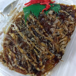 馳走菜 - 料理写真:鉄板お好み焼き　274円+税