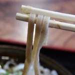 秘伝越前流手うちそば 池田のそば すいこう - 麺はこんな感じ