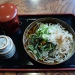 秘伝越前流手うちそば 池田のそば すいこう - 山菜そば720円