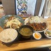 お食事処 ごはんや - 料理写真:ハーフ＆ハーフ定食