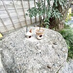 種々 - 黒糖シロップのアイスカフェラテと石垣の塩ジェラート