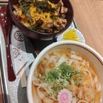 都きしめん - 料理写真:あなご丼定食