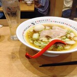 どうとんぼり神座 - 料理写真:煮卵ラーメン980円、ハイボール430円