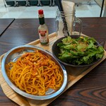 珈琲鳴館 - 料理写真:レトロナポリタンのランチセット