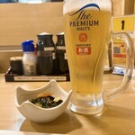 や台ずし - 生ビール