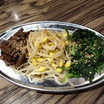 焼肉 ジャンボ - ナムル盛り合わせ