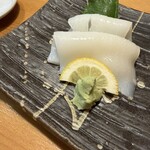 や台ずし - 白いかのお刺身