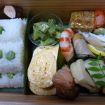 Kyoshumi Hisaiwa - 夕方引き取りに行った4月のお弁当