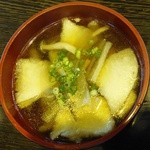 屋久岳（八食センター） - 八戸せんべい汁250円